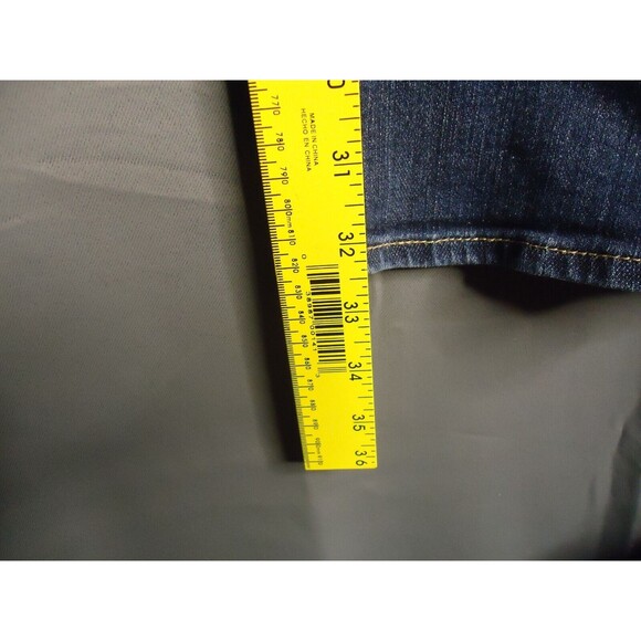 Hollister Straight Leg Stretch Skinny Blue Jeans Juniors 7L 28X32.5 - Picture 8 of 9